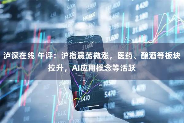 泸深在线 午评：沪指震荡微涨，医药、酿酒等板块拉升，AI应用概念等活跃